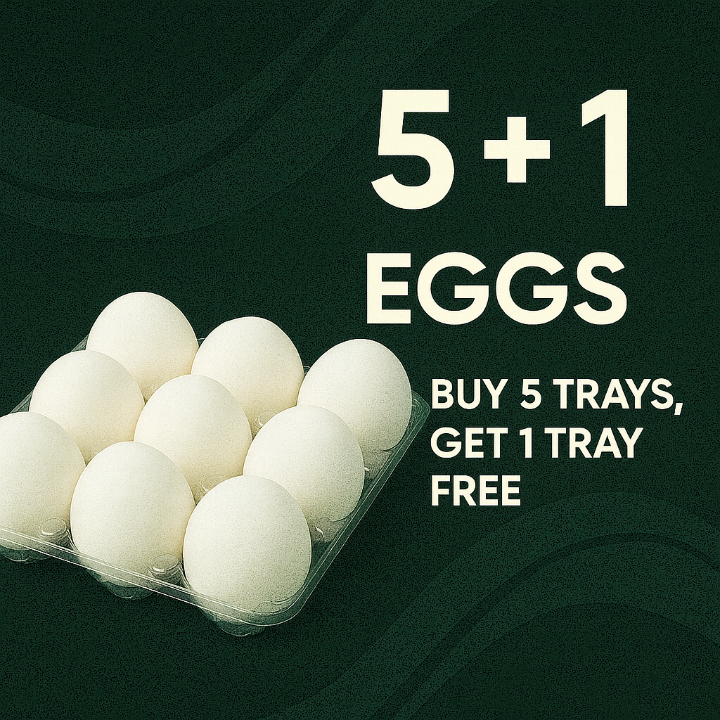 FUK Eggs 5+1 JUNE promo (55-60g)