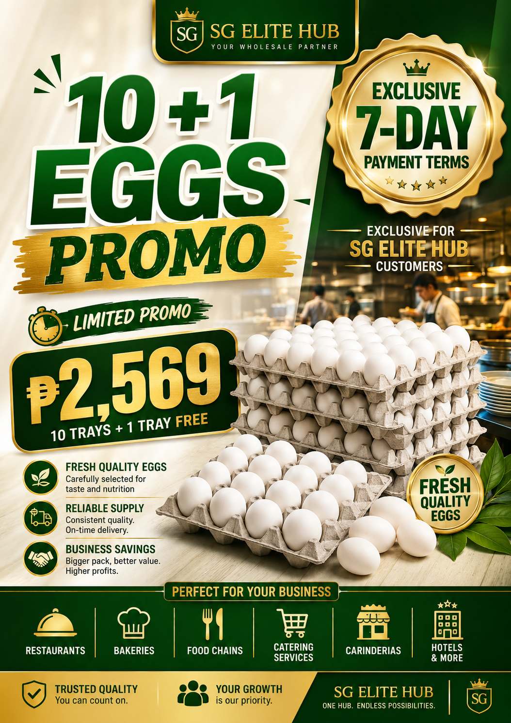 MALA Eggs 60-65g (10+1)